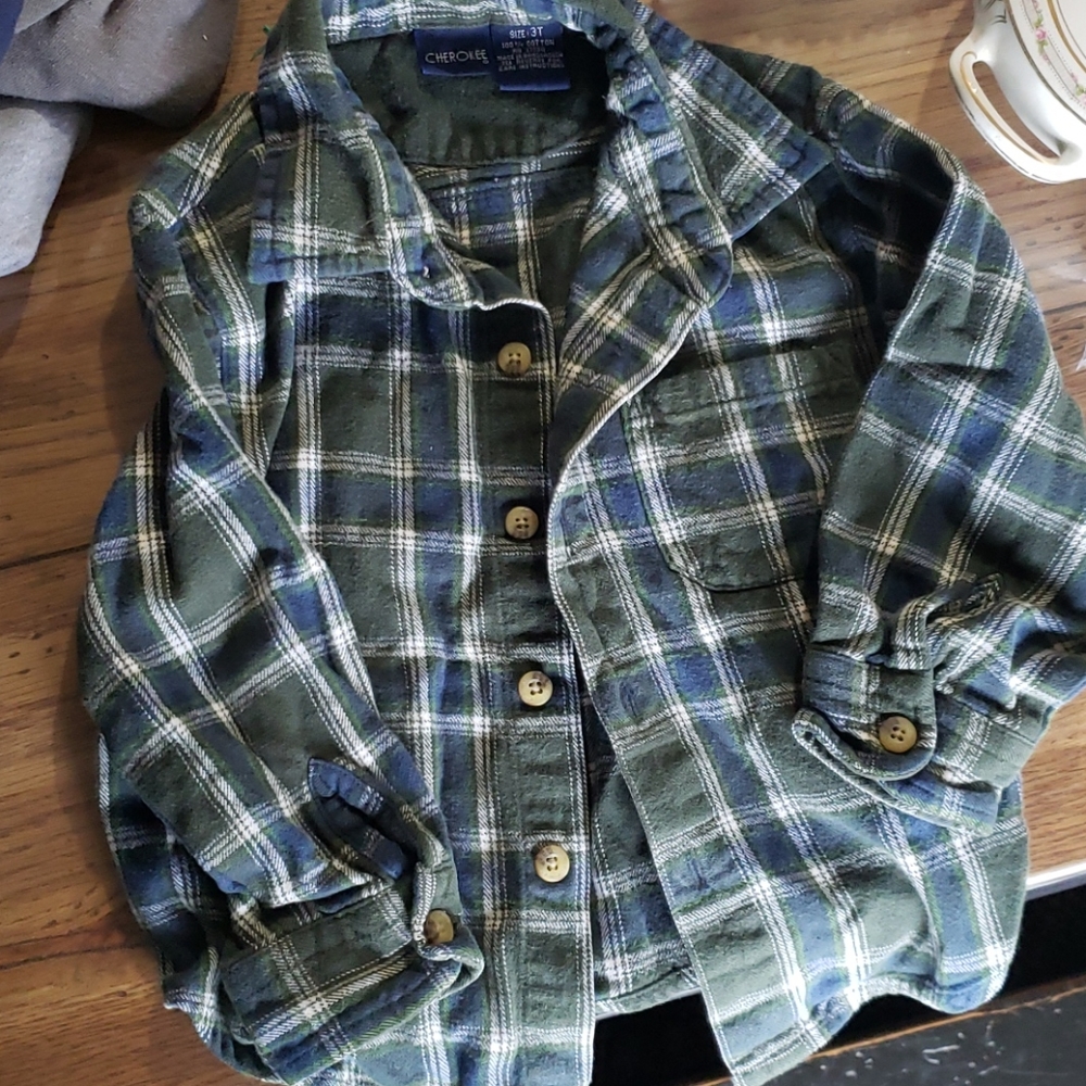 Toddler button down